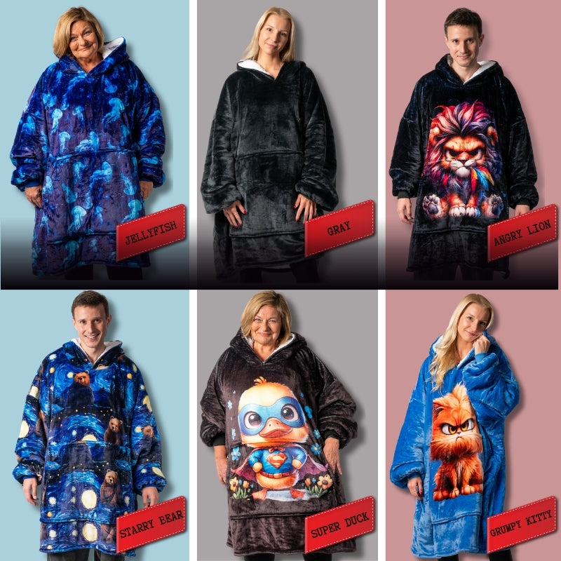 2-Pack Blanket Hoodie